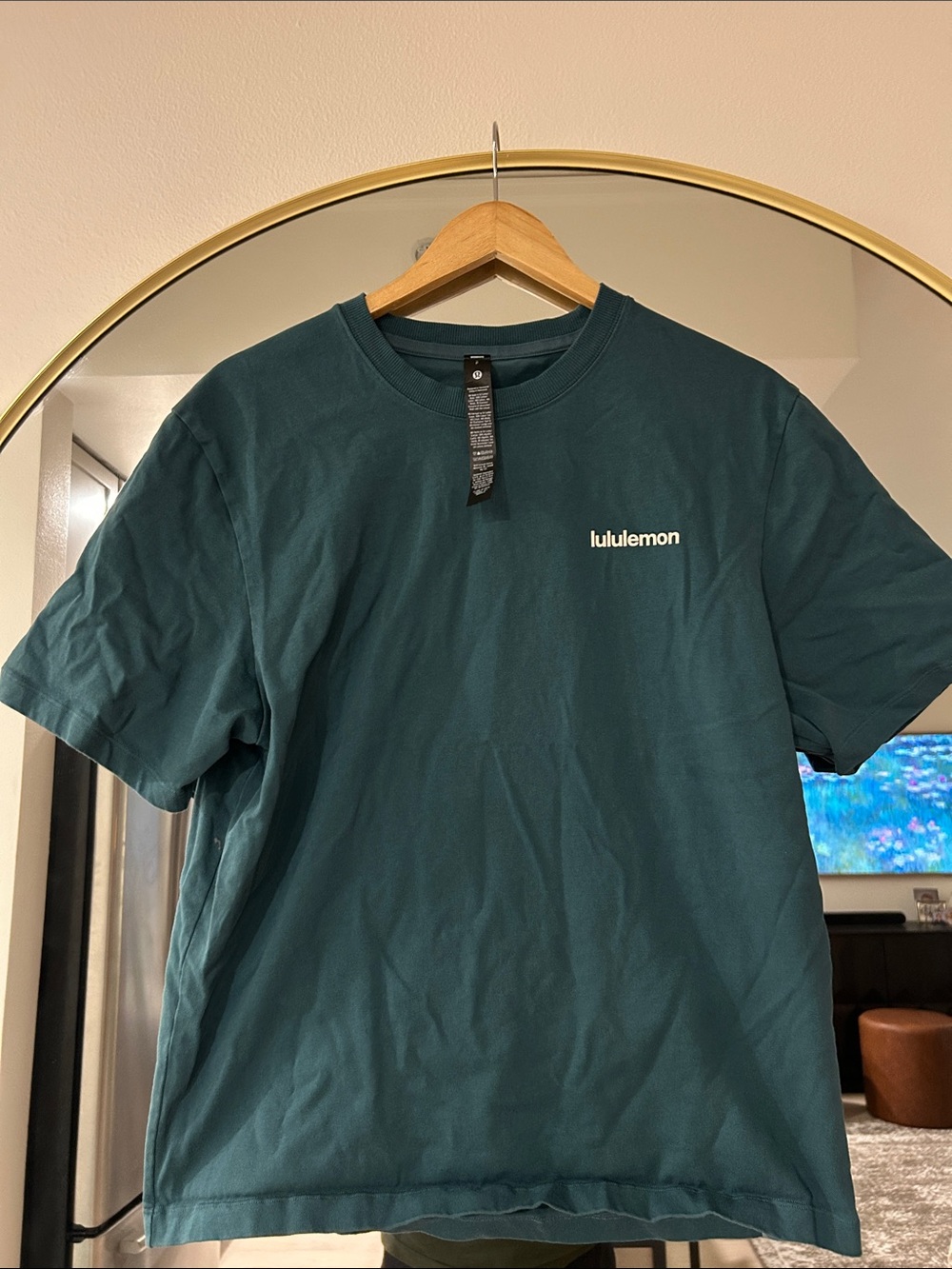 lululemon athletica Men's Deep Teal Short Sleeve Crew Tee NEW